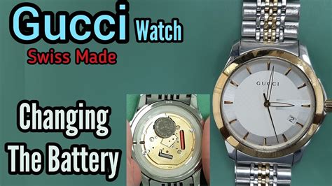 How to Replace a Gucci Watch Battery 